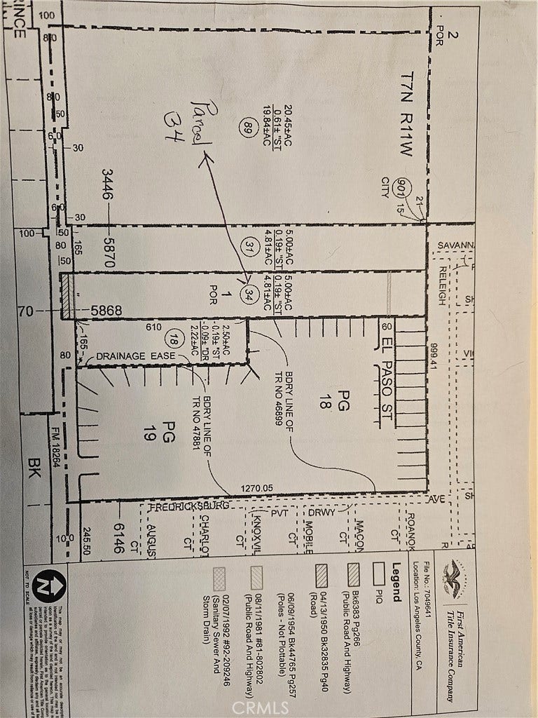 Property photo for 0 E Ave I, Lancaster, CA