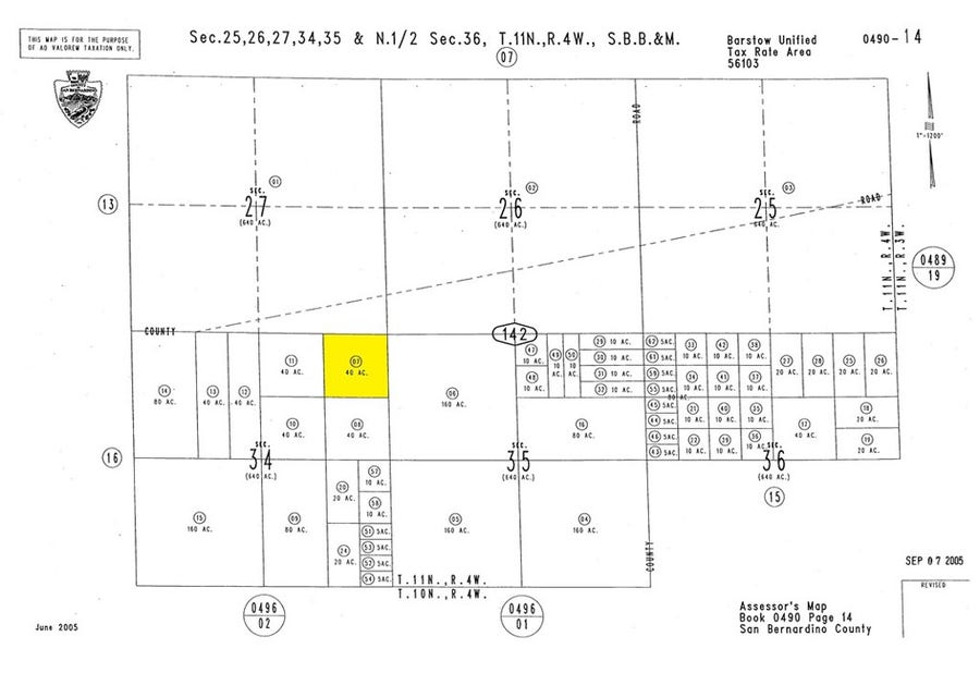 Property photo for 0 Lockhart Ranch Road, Hinkley, CA