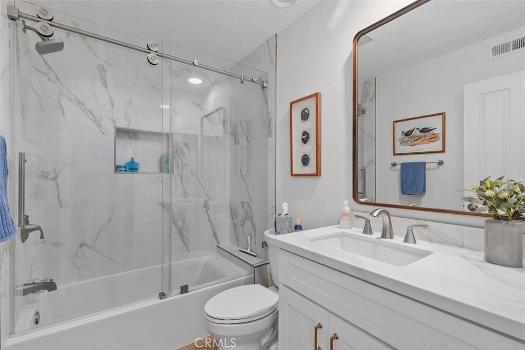 21121 Cancun, Mission Viejo, CA 92692 New Complete Renovation 2nd Guest bathroom.