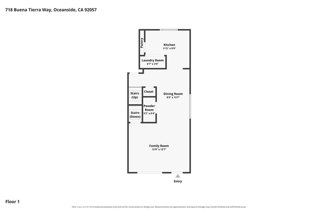 718 Buena Tierra Way, #179, Oceanside, CA 92057 Floor plan