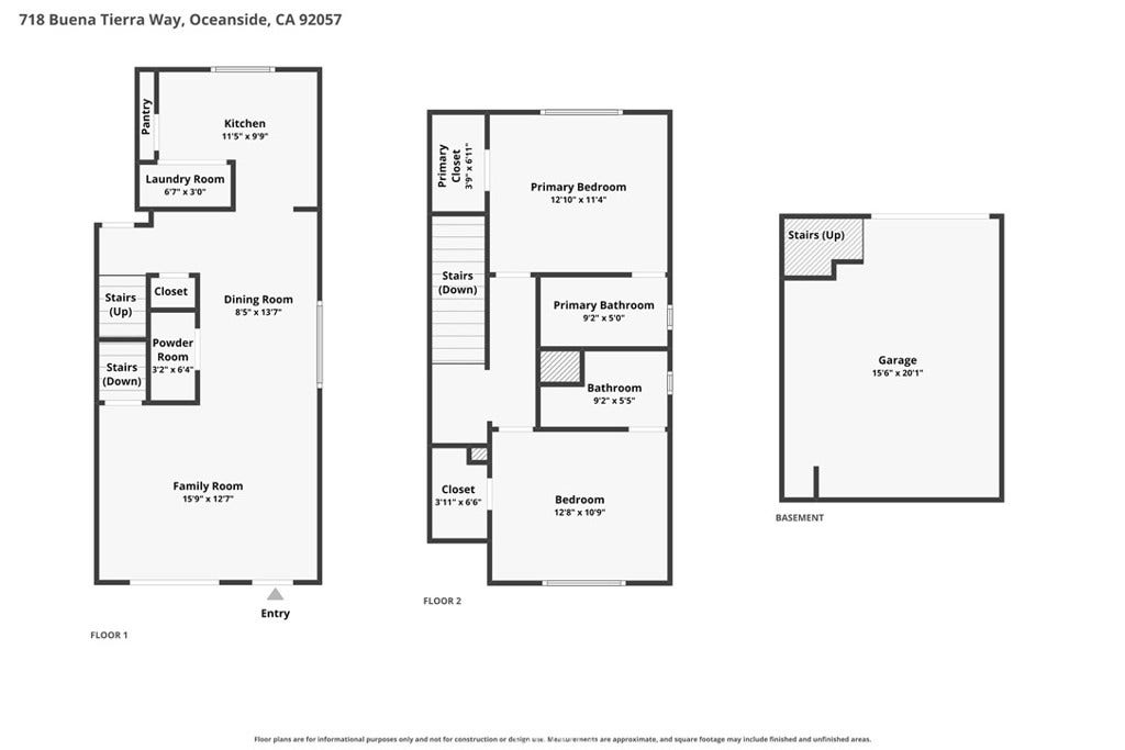 718 Buena Tierra Way, #179, Oceanside, CA 92057 Floor plan