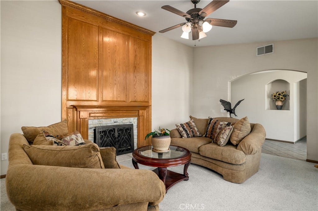 28690 Capano Bay Court, Menifee, CA 92584 Living Room with Fireplace