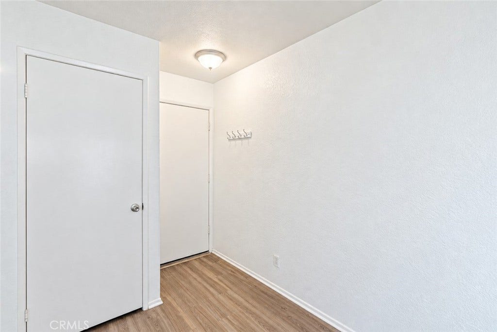 Entry with storage closet