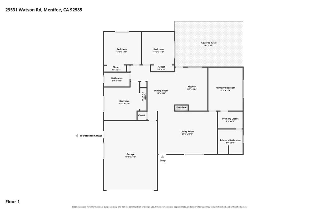 29531 Watson, Romoland, CA 92585 29531 Watson, Romoland, CA 92585