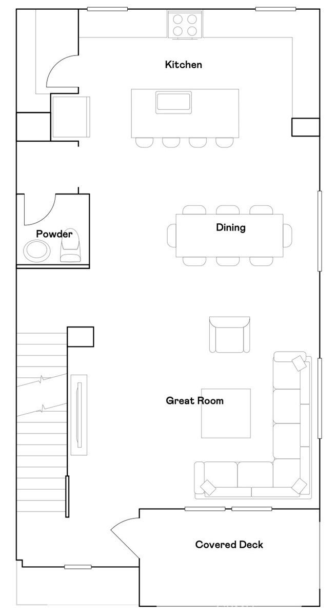 Residence 3 - level 2 floorplan