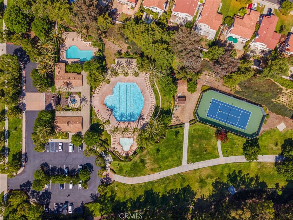 32440 Magenta Court, Temecula, CA 92592 Overhead View Of The Paseo Del Sol Recreation Area Showcasing Sparkling Community Swimming Pools, A Relaxing Spa, Tennis Courts, And Beautifully Landscaped Grounds.
