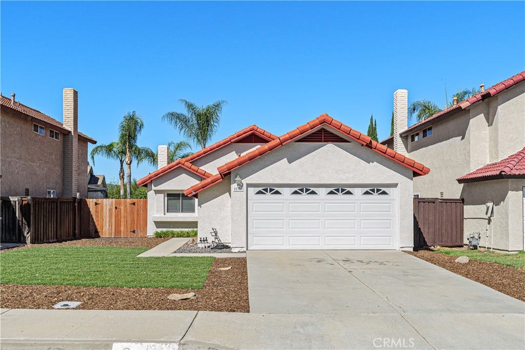 42329 Via Consuelo, Temecula, CA 92592 Welcome home! This inviting single-story residence features a two-car garage, tile roof, and low-maintenance front landscaping.