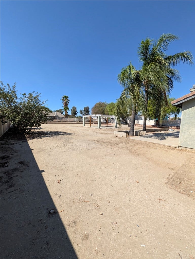13053 Shubert, Moreno Valley, CA 92555 Backyard (left side)