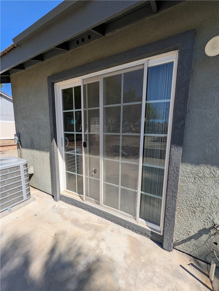 13053 Shubert, Moreno Valley, CA 92555 Sliding door through Master Bedroom