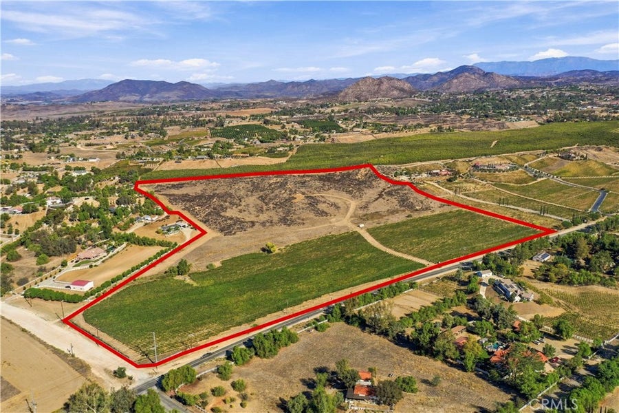Property photo for 0 De Portola, Temecula, CA