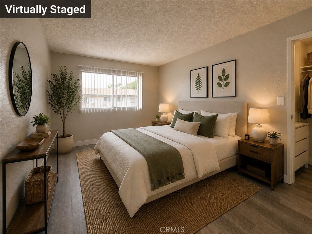 VIRTUALLY STAGED PHOTO. FURNITURE, DECOR, AND FINISHES SHOWN ARE FOR MARKETING PURPOSES ONLY