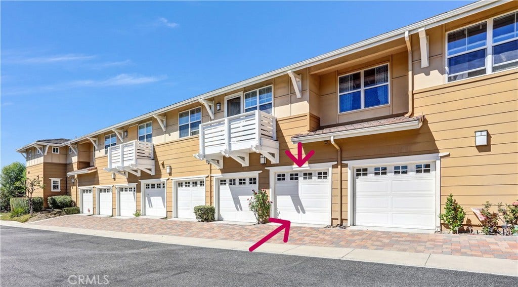 825 Francesca Drive, #103, Walnut, CA 91789 Garage & driveway