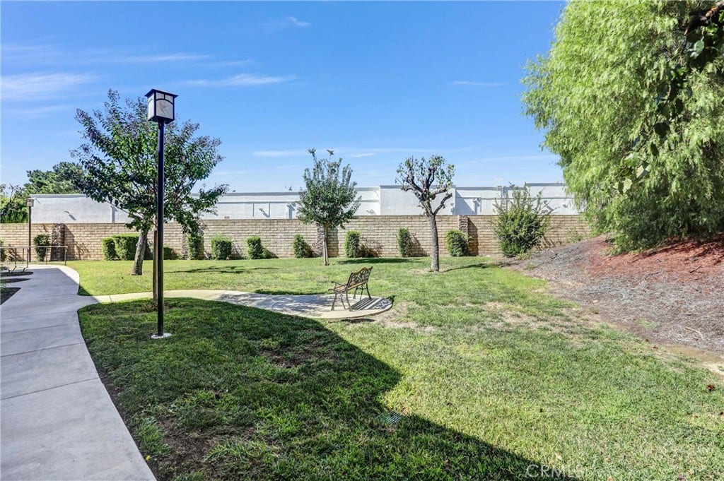 825 Francesca Drive, #103, Walnut, CA 91789 Greenbelt in front of the unit