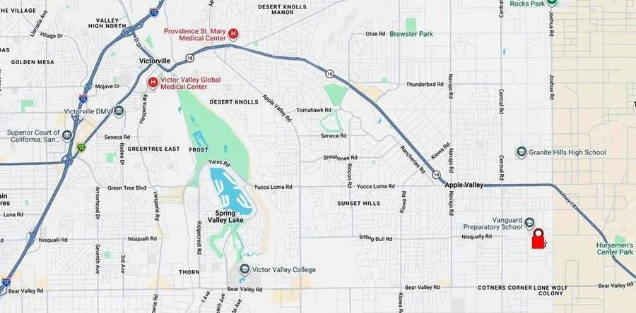Property photo for 0 Matawan e/ Mesquite Road, Apple Valley, CA