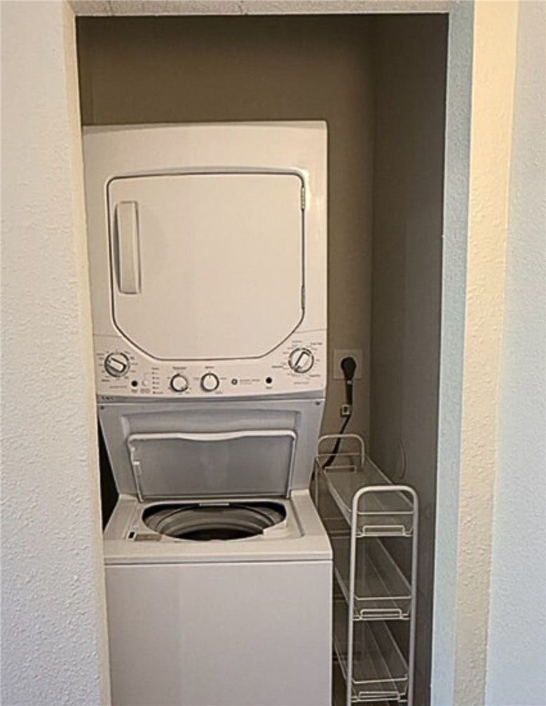 In unit laundry--What a bonus!!