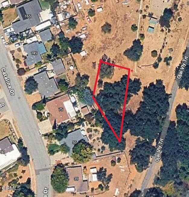 0 APN #0310070240, Oak View, CA 93022 7,840 lot map drone