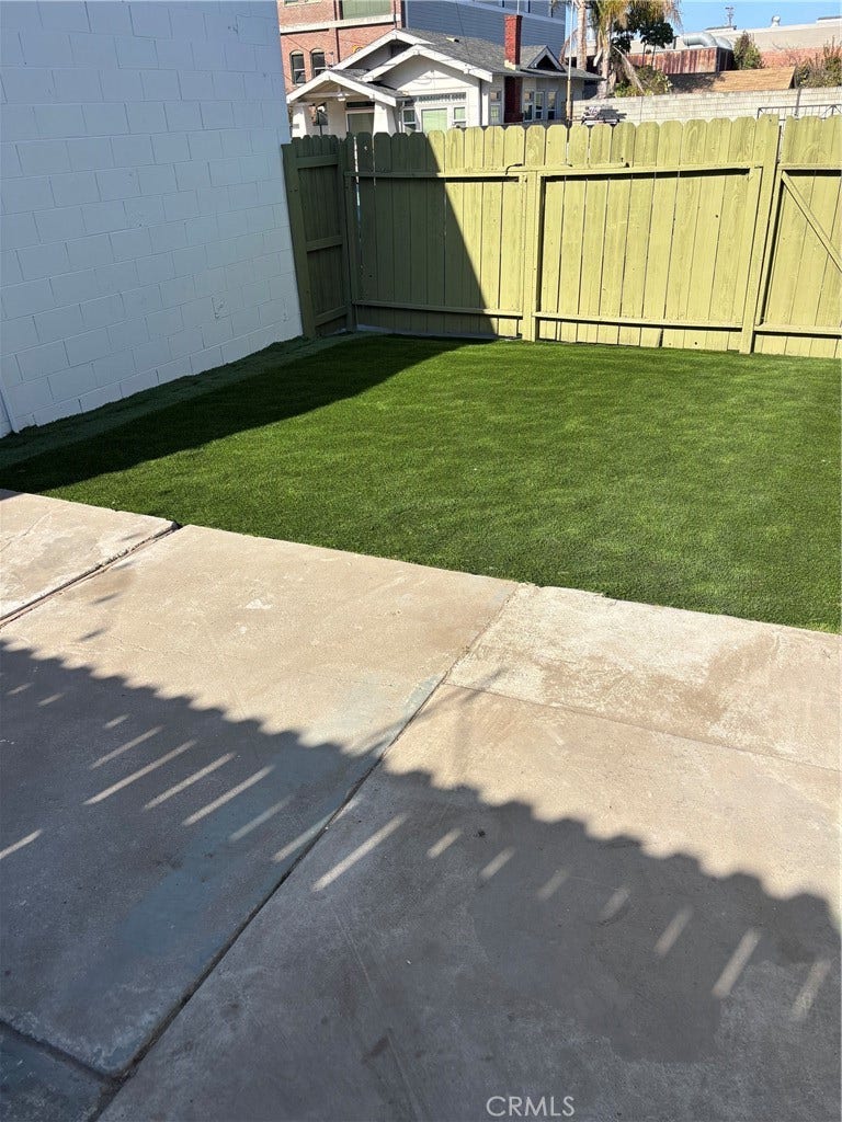 rear patio area