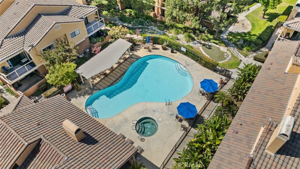10655 Lemon, Rancho Cucamonga, CA 91737 Aerial View - Pool & Spa