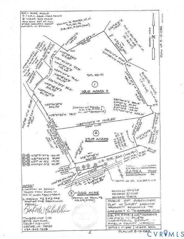 Property photo for 27.75Acres PATRICK HENRY Highway, Amelia Courthouse, VA