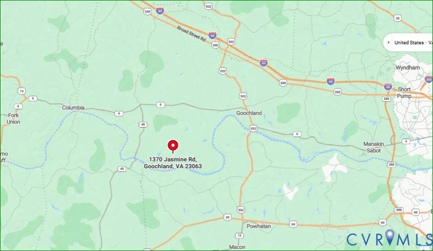 1370 Jasmine Road, Rock Castle, Goochland, VA 23063 1370 Jasmine Road, Rock Castle, Goochland, VA 23063