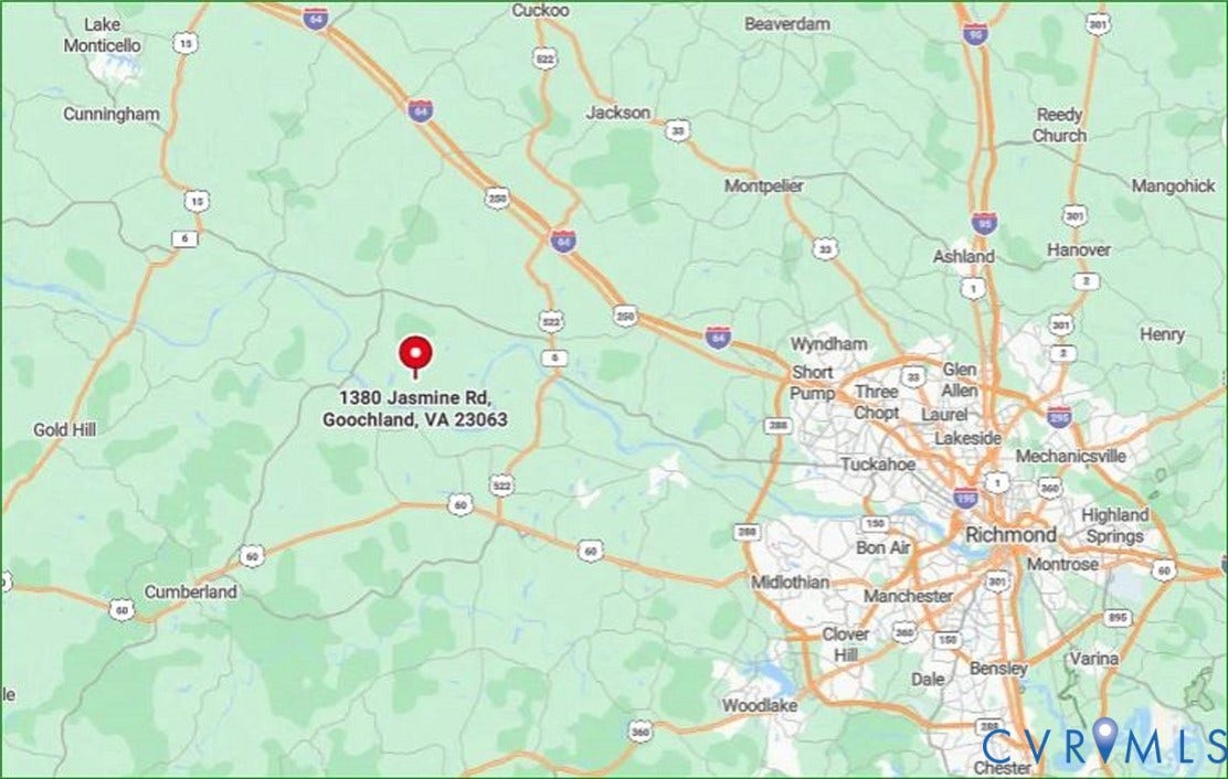 1380 Jasmine Road, Rock Castle, Goochland, VA 23063 1380 Jasmine Road, Rock Castle, Goochland, VA 23063