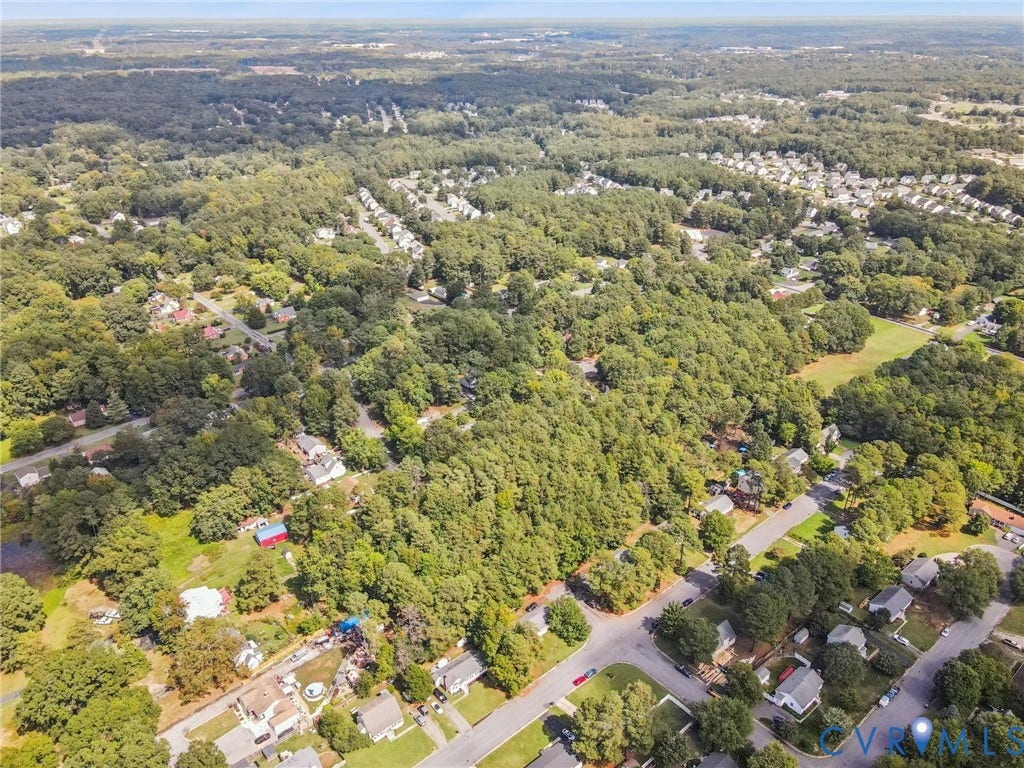 Aerial overview of property's location
