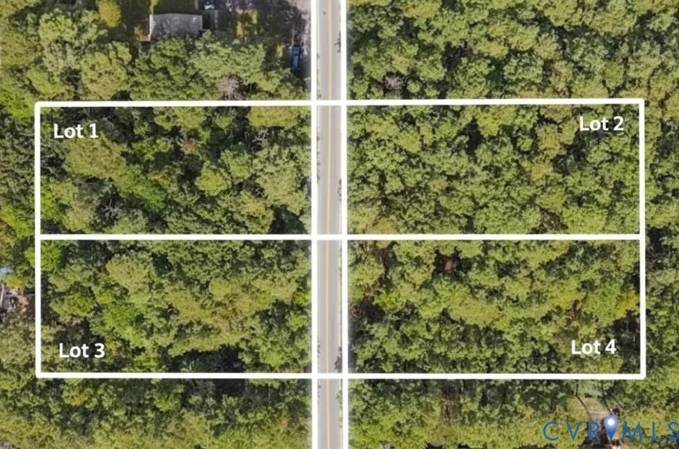 AI depiction of possible lots.