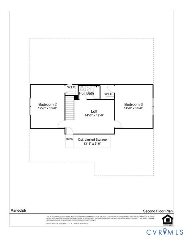2nd floor standard layout - Randolph
