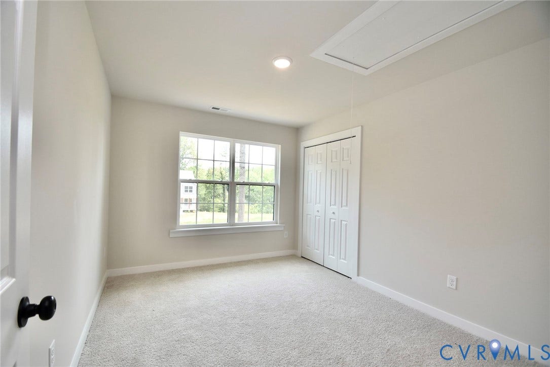 53 Porkchop Court, Louisa, VA 23093 Neutral wall finishes, recessed lighting, double-pane window, carpeted flooring, and a bi-fold closet