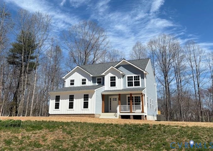 54 Porkchop Court, Louisa, VA 23093 Two-story exterior with light blue and white siding