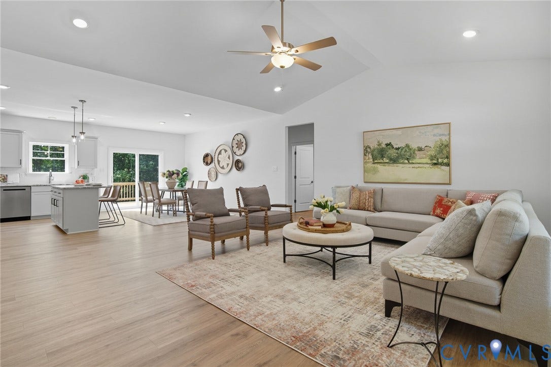 TBD Buckners (Lot 5) Lane, Compass Cove, Mineral, VA 23117 Staged home