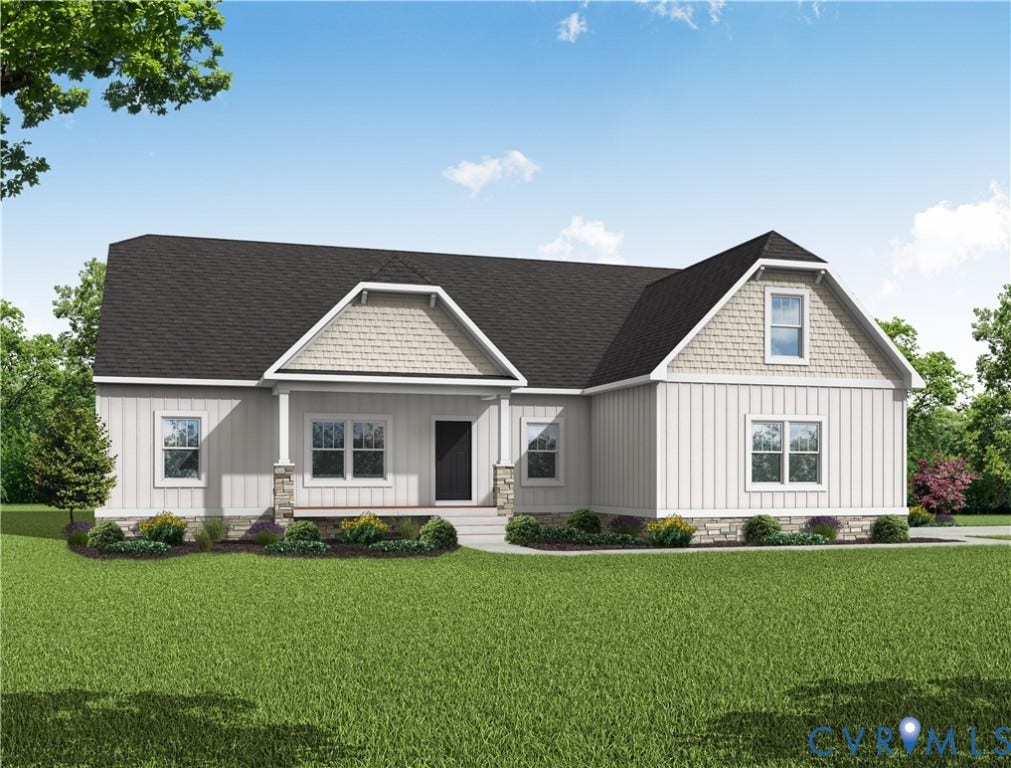 TBD Buckners (Lot 5) Lane, Compass Cove, Mineral, VA 23117 Artisan Elevation (optional) with optional side-load garage