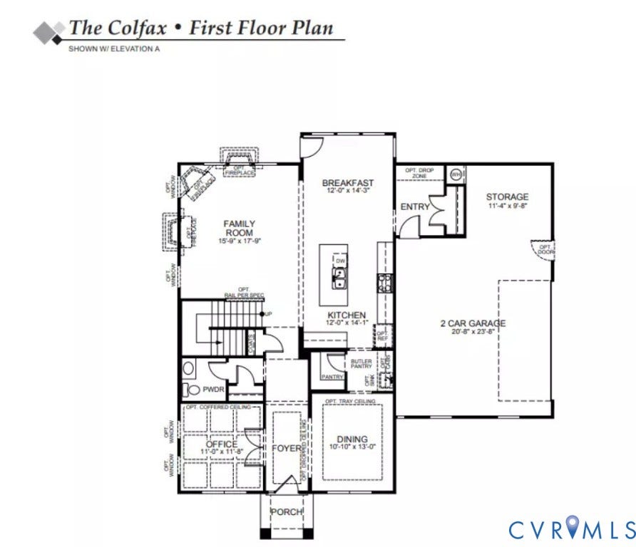 3930 Jett Court, Olivers Trail, Gum Spring, VA 23065 Photo represents the plan, not the actual home. Design selections may vary.