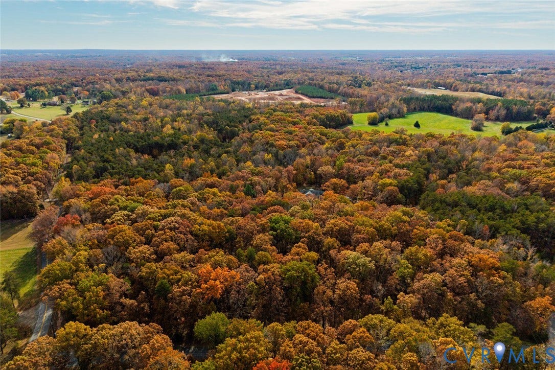 Lot 2 Maidens Road, Maidens, VA 23102 Bird's eye view of a heavily wooded area