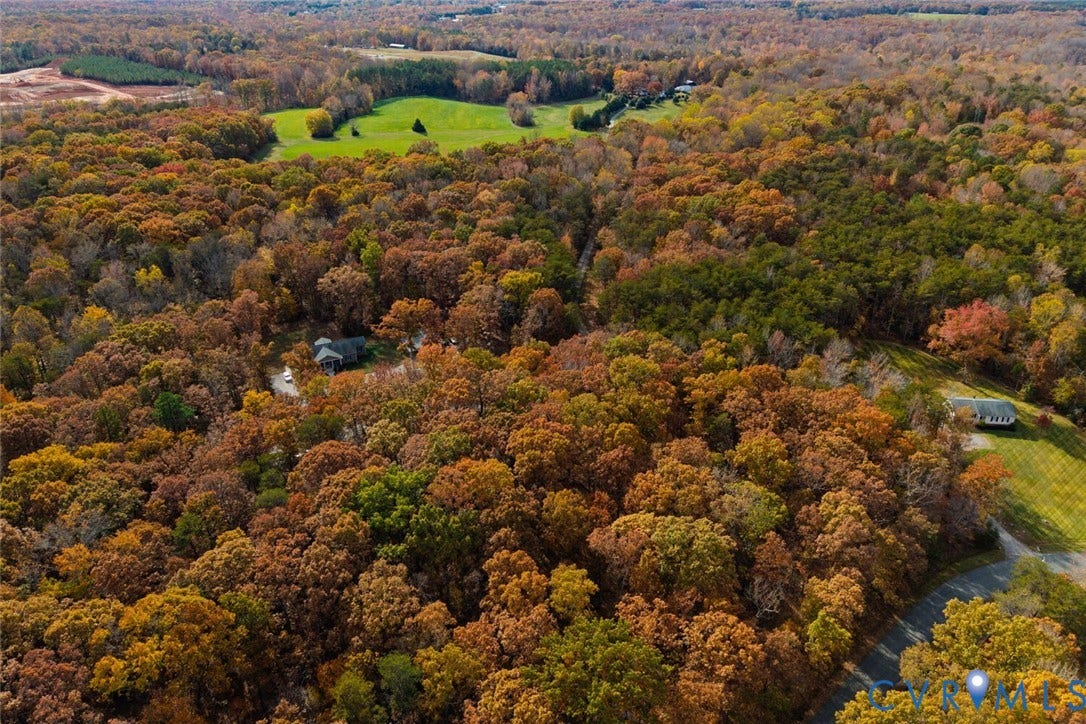 Lot 2 Maidens Road, Maidens, VA 23102 Drone / aerial view of a heavily wooded area