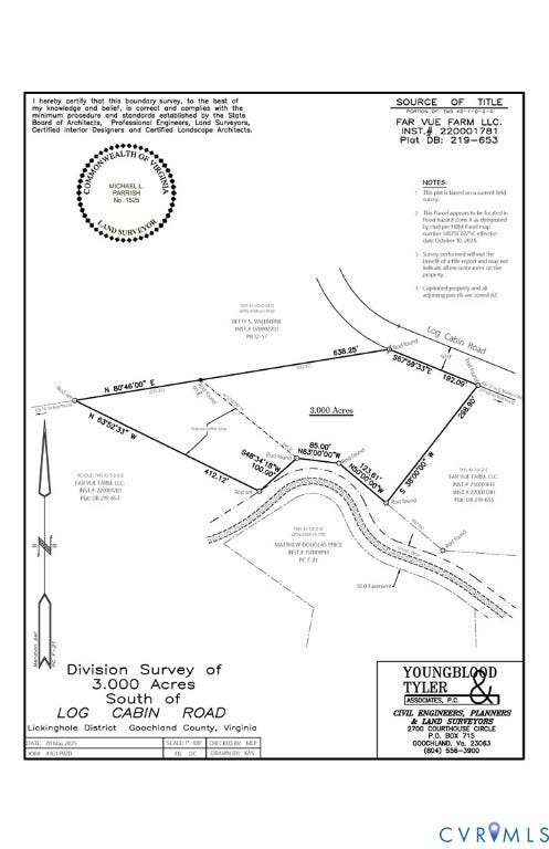 Lot 2 Maidens Road, Maidens, VA 23102 Survey map / technical document
