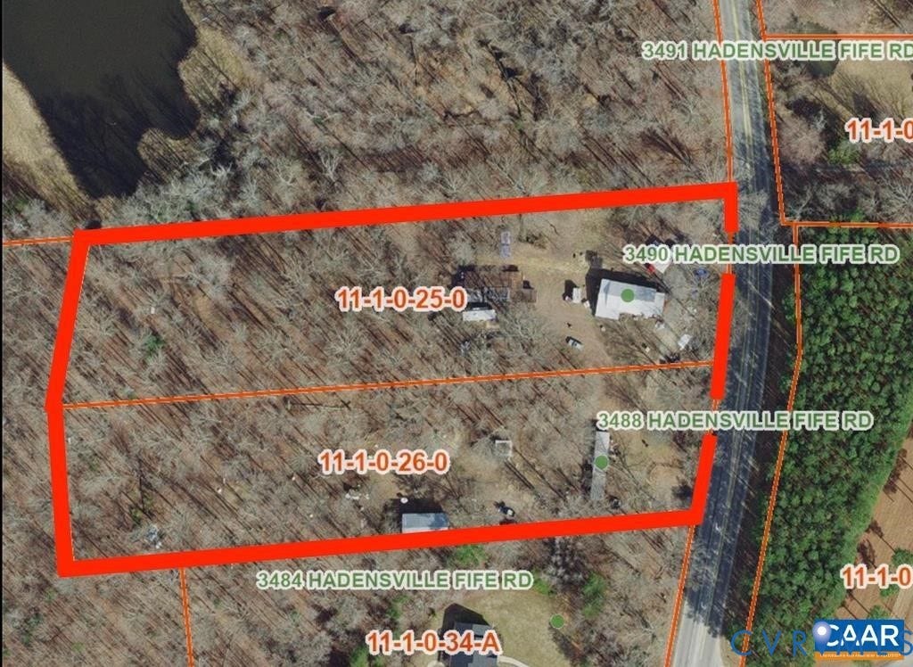 Map of property location featuring property boundaries highlighted
