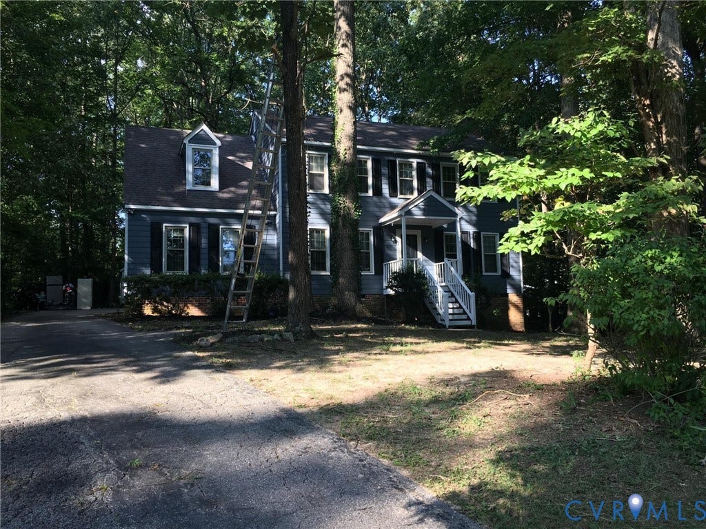 5104 Highberry Woods Road, Richmond, VA 23112 Colonial inspired home featuring driveway
