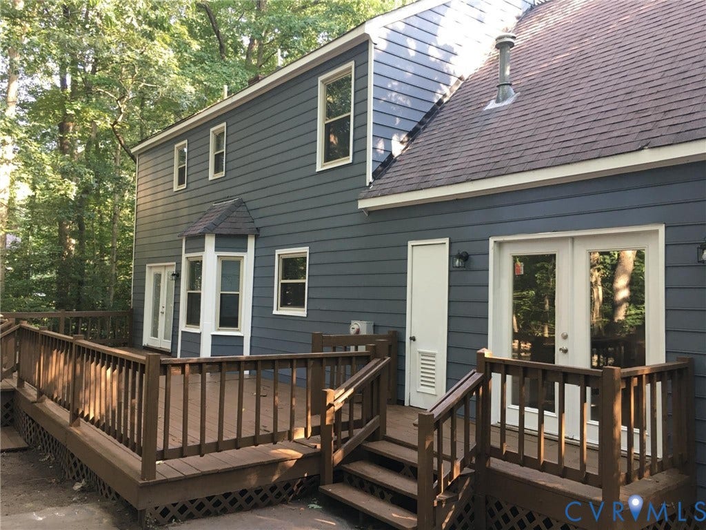 5104 Highberry Woods Road, Richmond, VA 23112 Deck featuring french doors