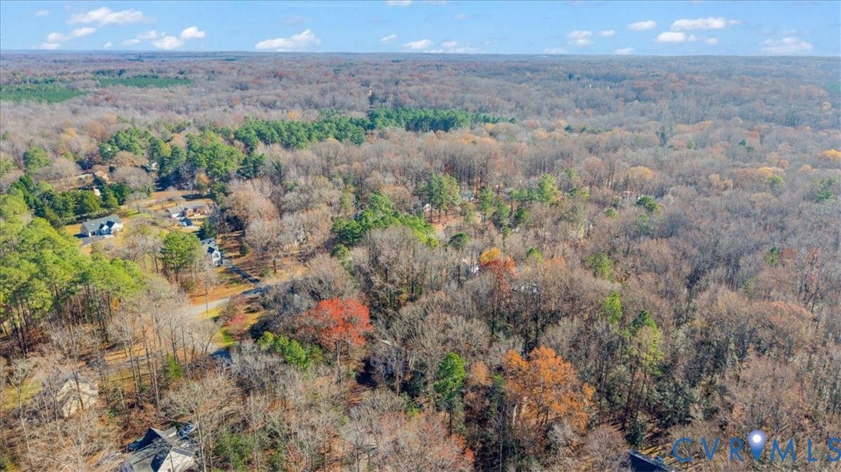 2739 Ridgeview Road, Spencerwood West, Powhatan, VA 23139 View of property location featuring a heavily wooded area