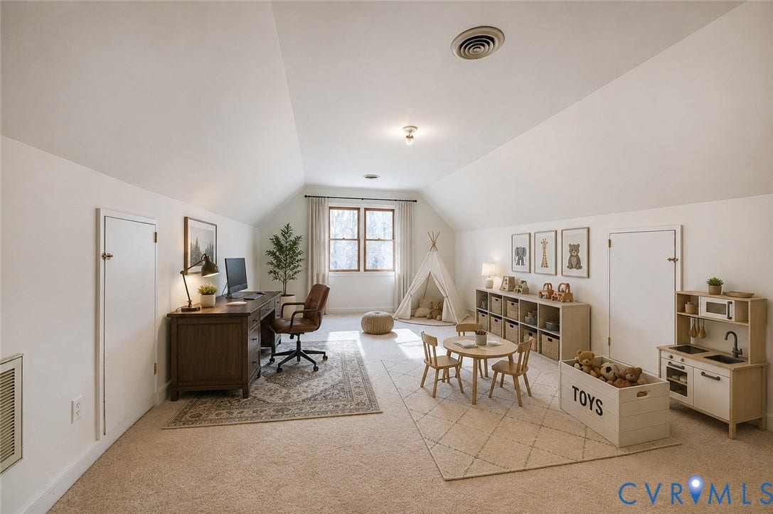 5301 Krag Road, Chester, VA 23831 AI Imagine your home office!