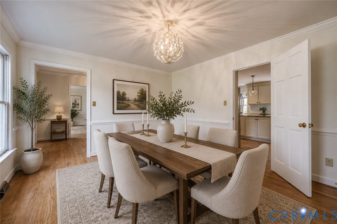 5301 Krag Road, Chester, VA 23831 AI Imagine your dining room like this!