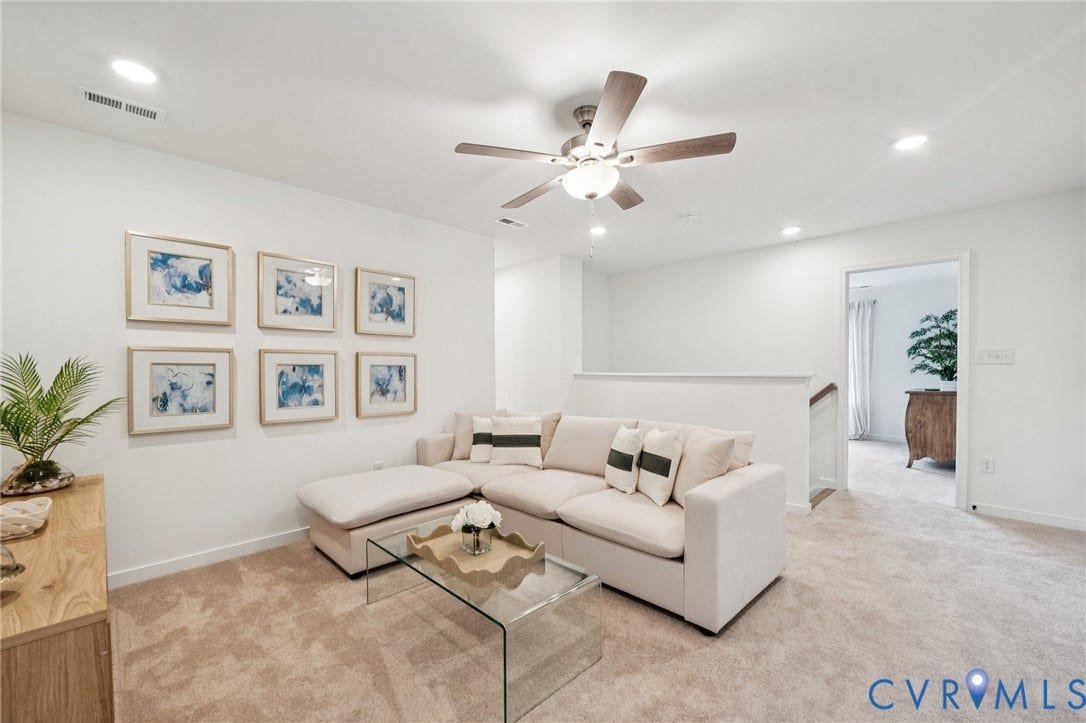 TBD Southern (Lot 36) Ridge, Compass Cove, Mineral, VA 23117 Upstairs loft of staged home.