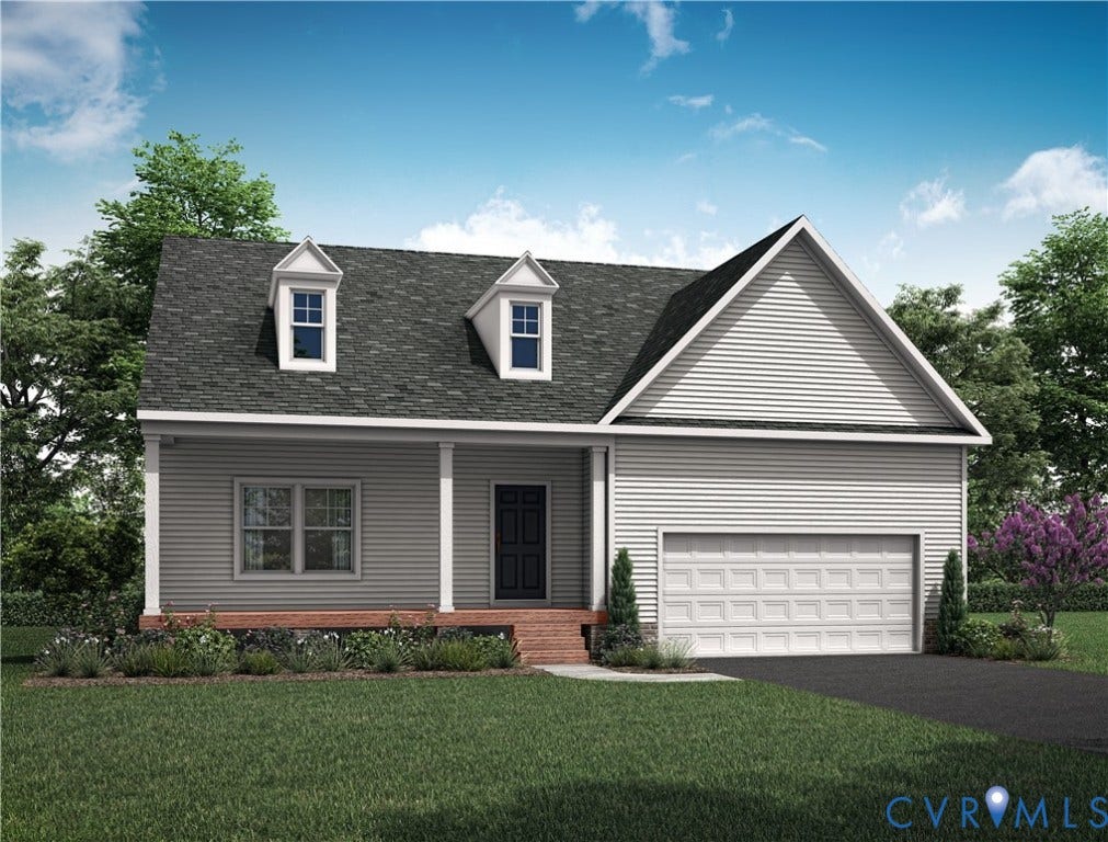 TBD Southern (Lot 36) Ridge, Compass Cove, Mineral, VA 23117 Traditional Elevation w/ front-load garage
