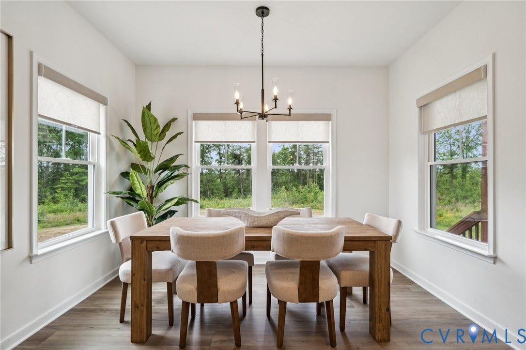 TBD Southern (Lot 36) Ridge, Compass Cove, Mineral, VA 23117 Overlooking the backyard of staged home.