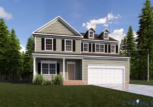 11105 Somerset Bluff Court, Somerset Hills, Glen Allen, VA 23059 Colonial Elevation Standard