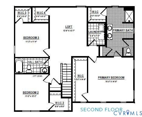 11105 Somerset Bluff Court, Somerset Hills, Glen Allen, VA 23059 View of property floor plan