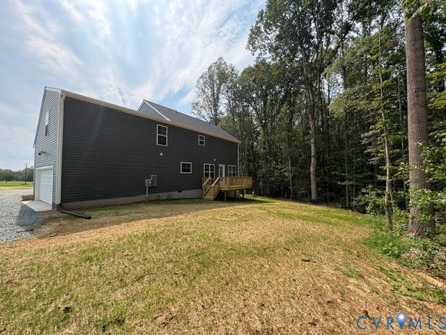 162 Bacon Bit Ln, Louisa, VA 23093 Two-story exterior with dark grey siding and light grey siding accents