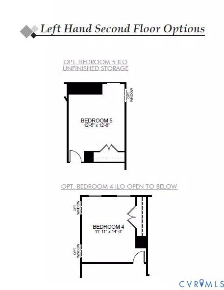 15123 Bishops Run Court, Cottages At Millwood, Chesterfield, VA 23112 Optional fourth bedroom selected for the home.