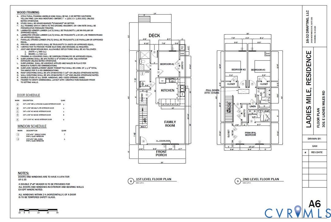 301 E Ladies Mile Road, Richmond, VA 23222 House Plans - Interior Layout